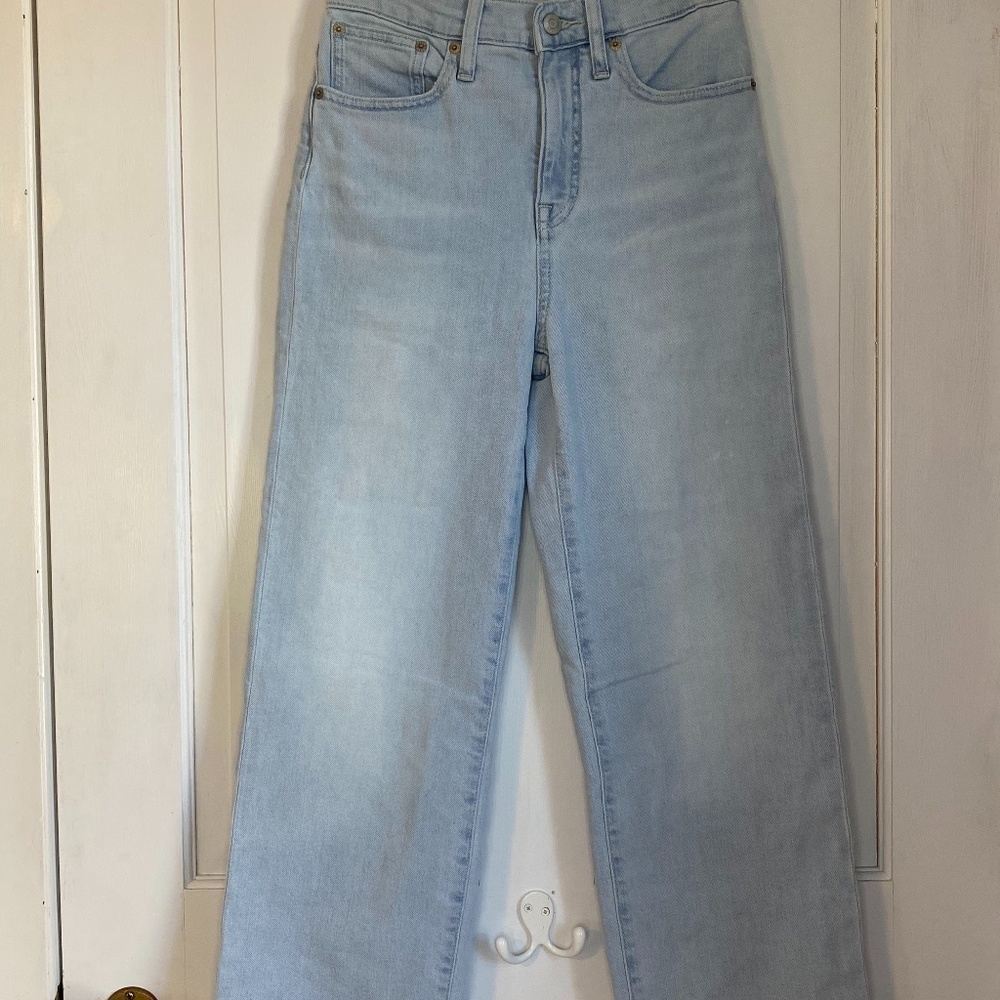 J Crew Wide Leg Jeans